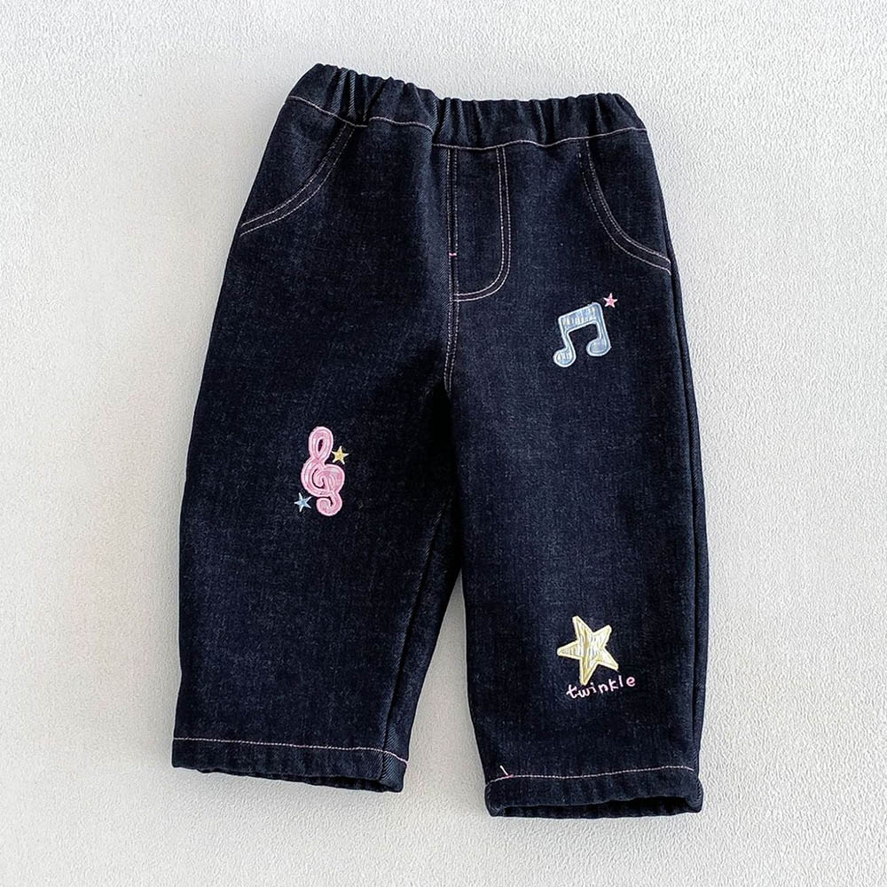 Winter Clothing Toddler Girl - Jeans per bambine, in pile, caldi