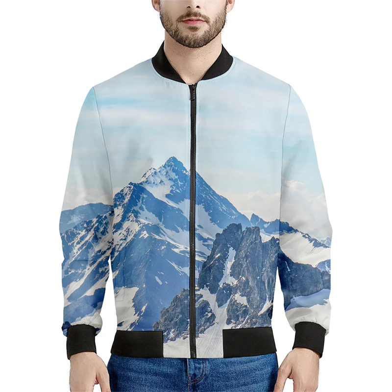 Quality Winter Clothing Bomber Jacket - Giacche Bomber stampate in 3D da