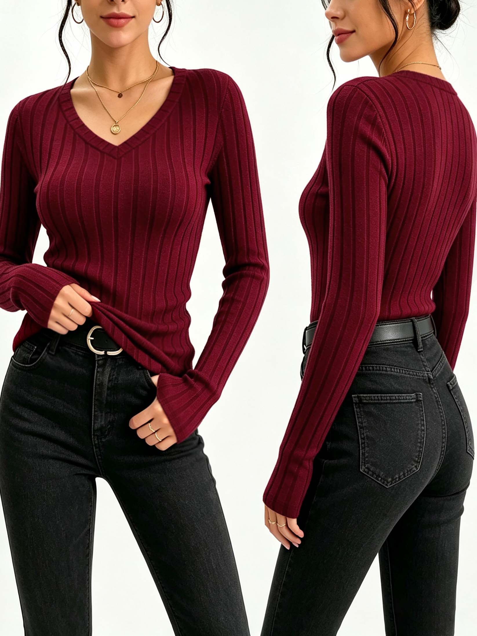 Winter Clothing For Women - Top da donna a maglia a