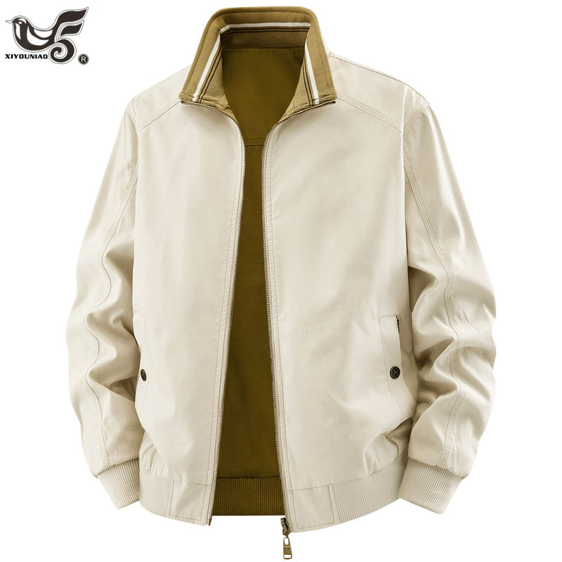 Quality Winter Clothing Bomber Jacket - Giacca reversibile di alta qualità da