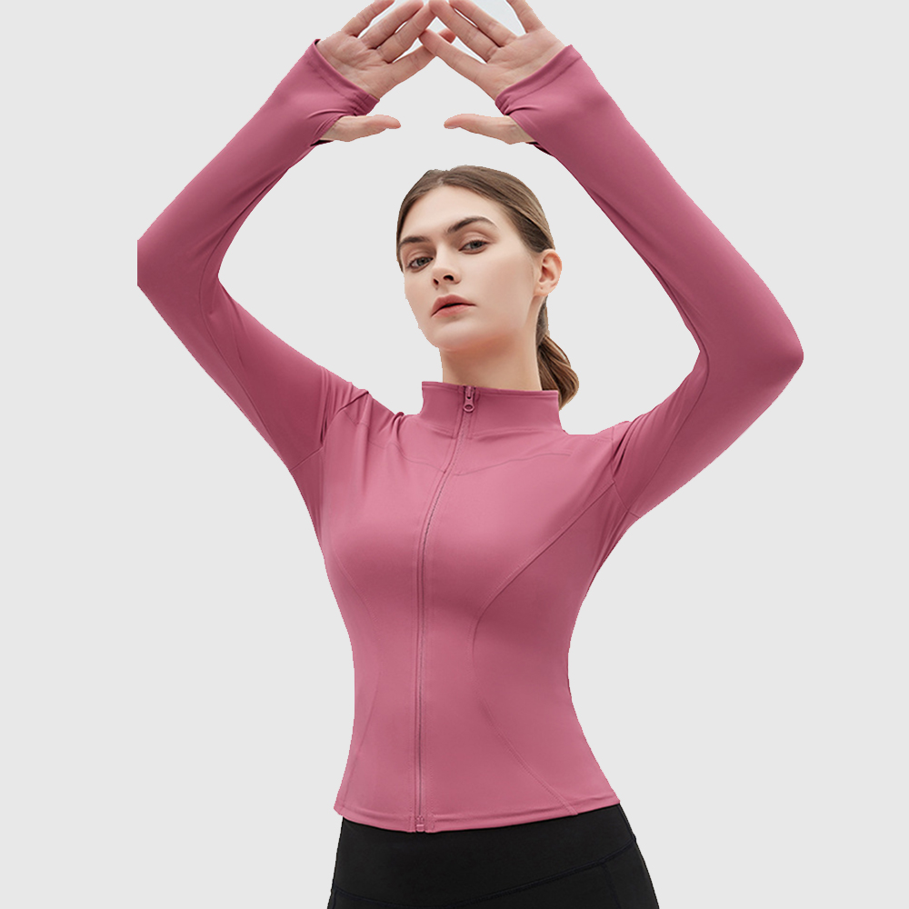 Winter Yoga Clothing - Giacca da yoga con collo alto