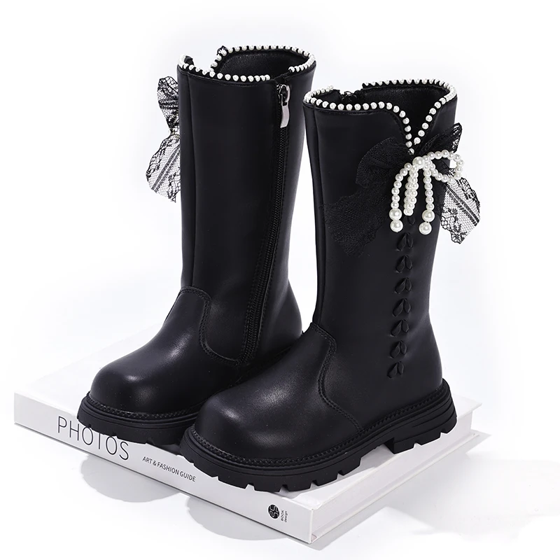 Winter Clothing Toddler Girl - Stivaletti da principessa al ginocchio per