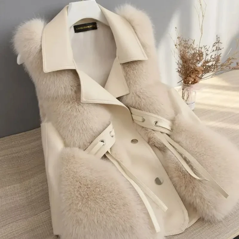Winter Clothing Sale Women - Gilet tinta unita donna con lacci