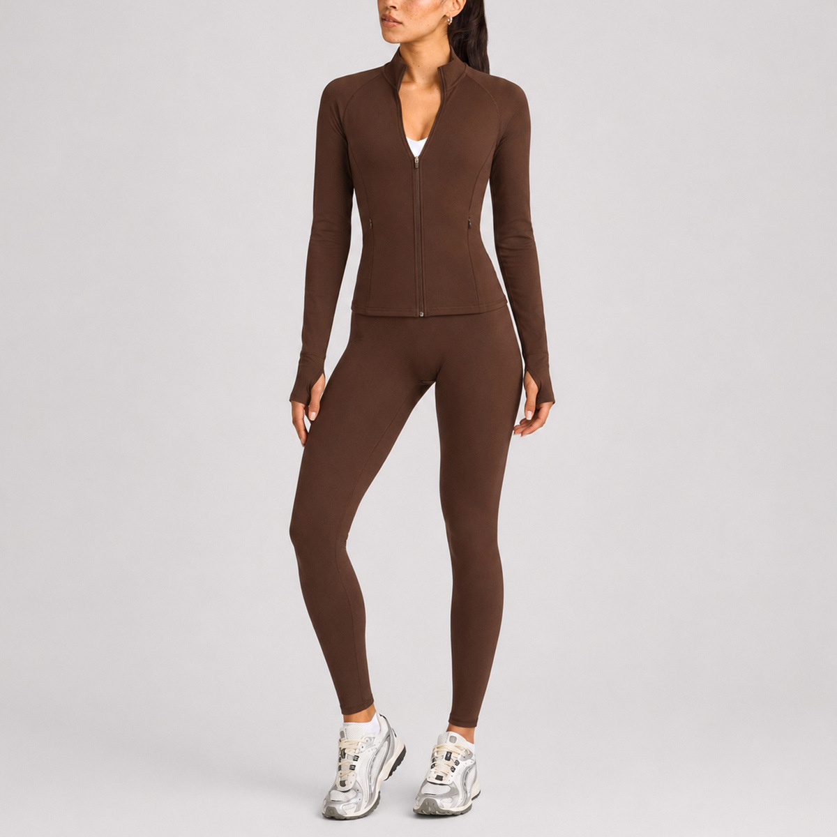 Giacca da yoga con colletto al - Winter Yoga Clothing recensione e prezzo
