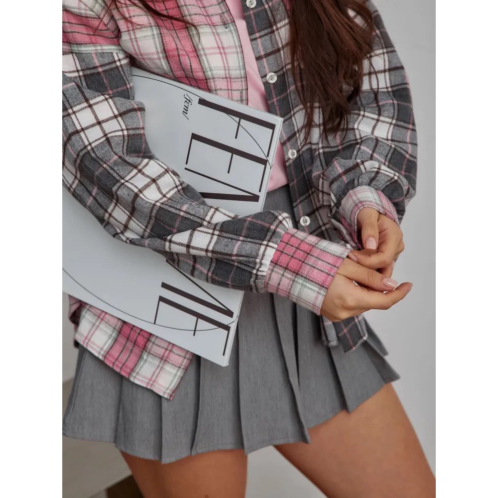 Camicia scozzese a blocchi di  - Winter Clothing Korea recensione e prezzo