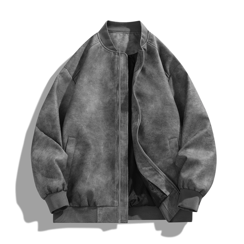 Autunno nuova giacca in pelle  - Quality Winter Clothing Bomber Jacket recensione e prezzo
