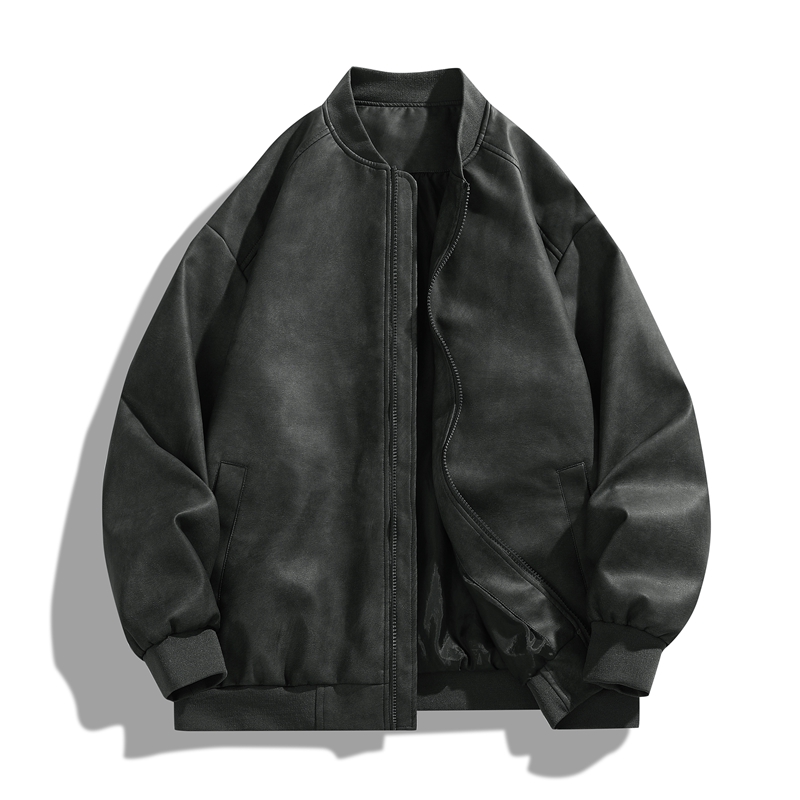 Autunno nuova giacca in pelle  - Quality Winter Clothing Bomber Jacket recensione e prezzo