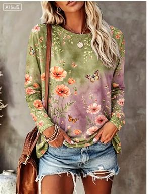 Maglietta a Maniche Lunghe da  - Winter Clothing For Women recensione e prezzo