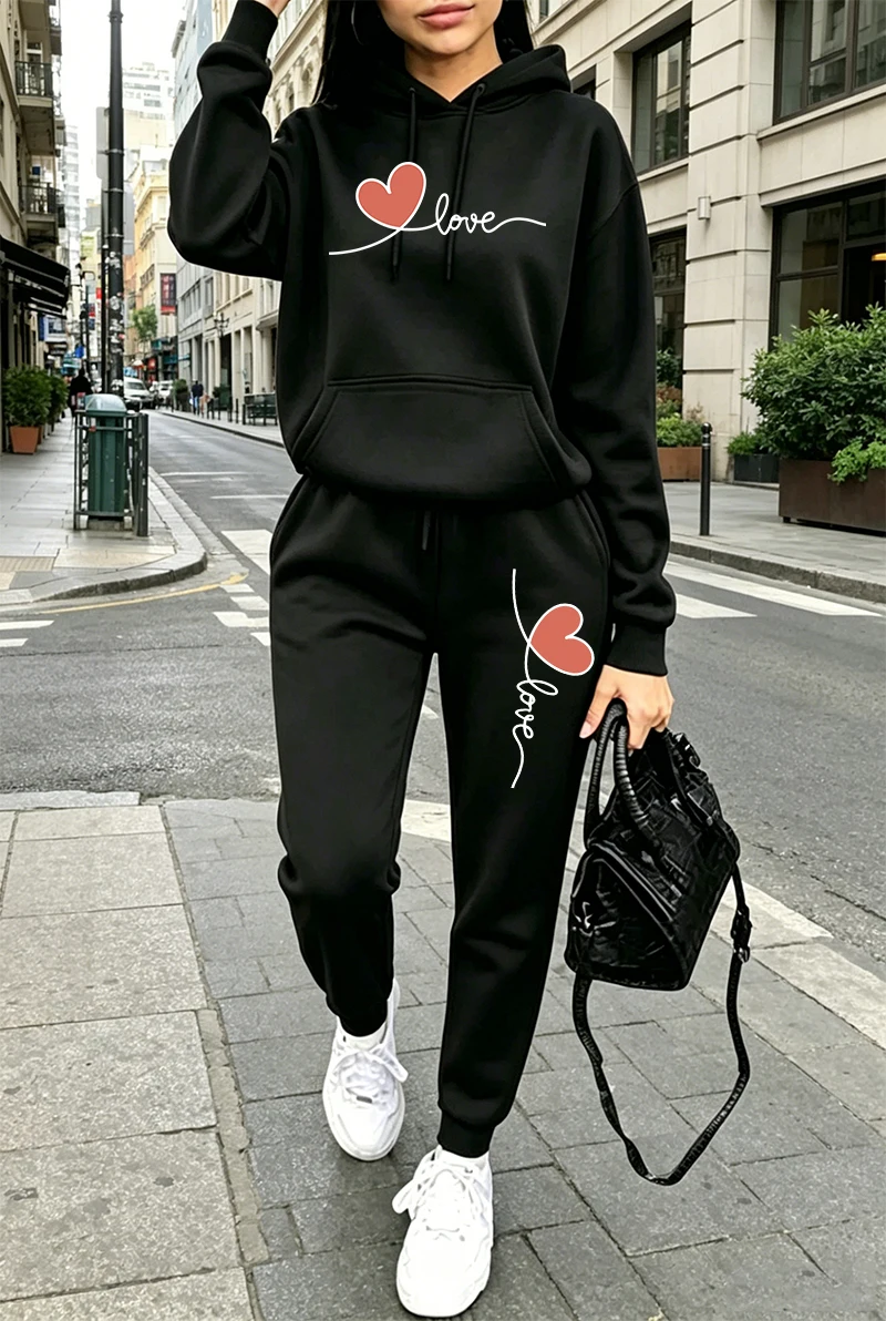 Tuta da donna con stampa, felp - Winter Clothing recensione e prezzo