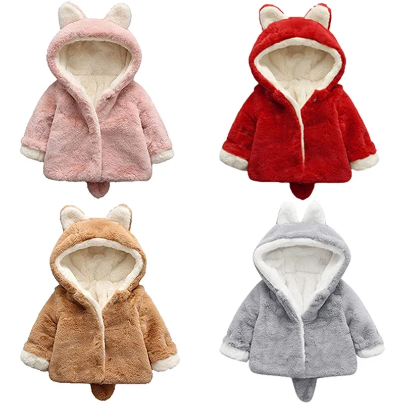 Cute Cat Ears peluche Baby Jac - Winter Clothing Toddler Girl recensione e prezzo