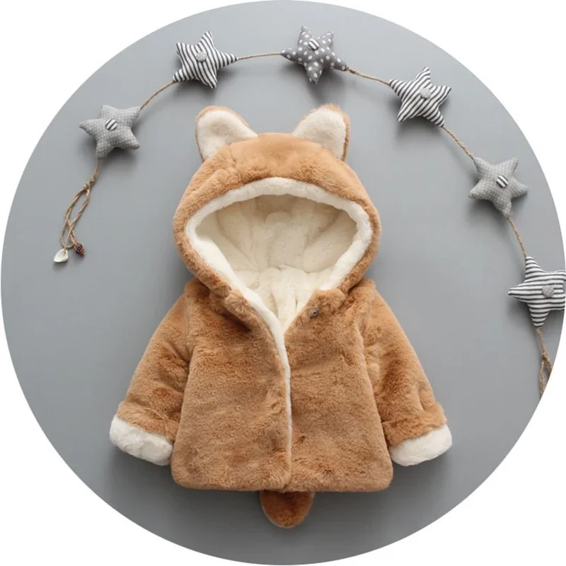Cute Cat Ears peluche Baby Jac - Winter Clothing Toddler Girl recensione e prezzo