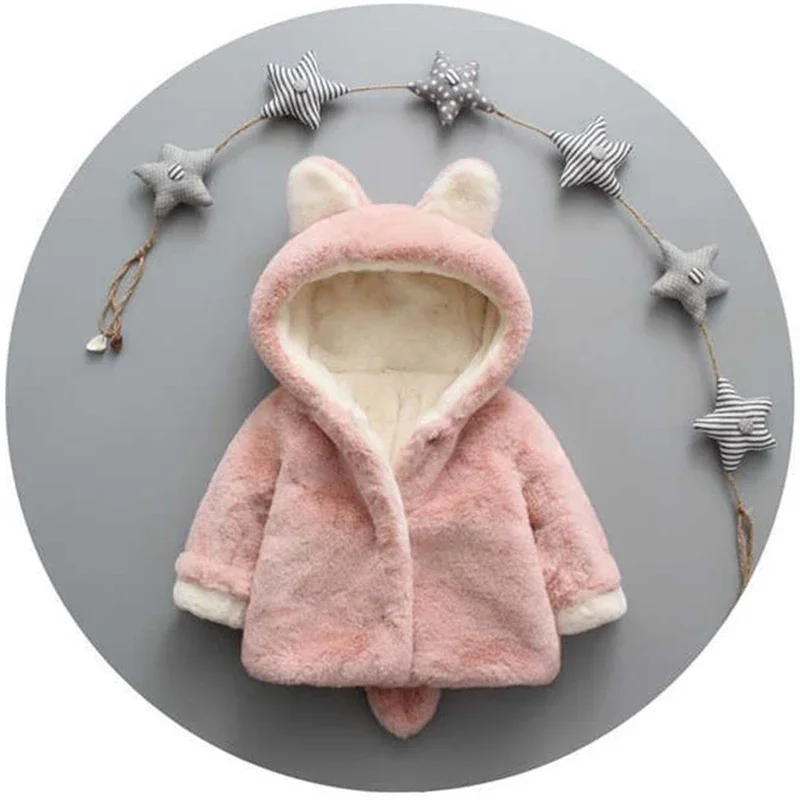 Cute Cat Ears peluche Baby Jac - Winter Clothing Toddler Girl recensione e prezzo